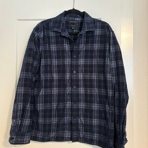 Banana Republic Corduroy Plaid Button-Up Shirt